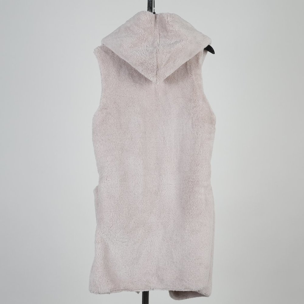 Women's Fleece Vest Hoodie One Size - Picture 6 of 10